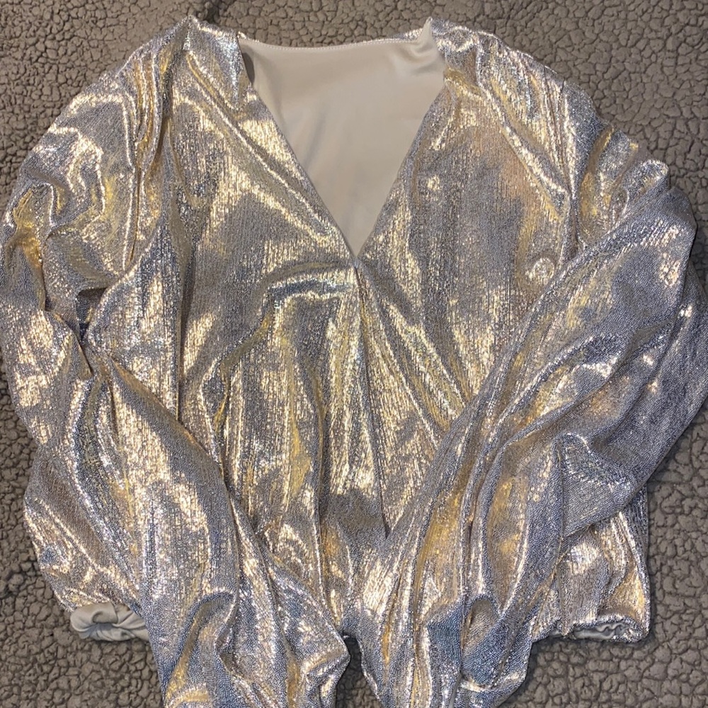 Gold crop top!